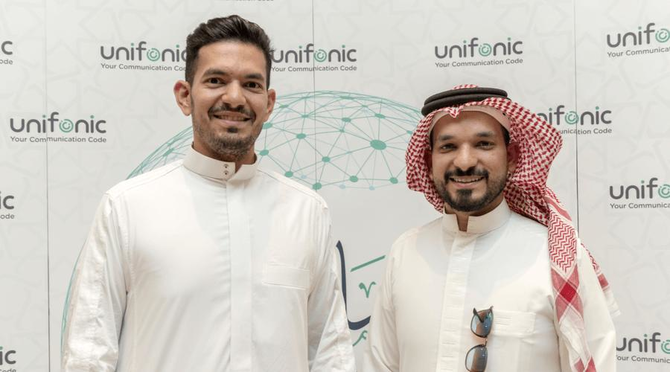Ahmed Hamdan and Hassan Hamdan co-founded Unifonic in 2006. (Supplied)