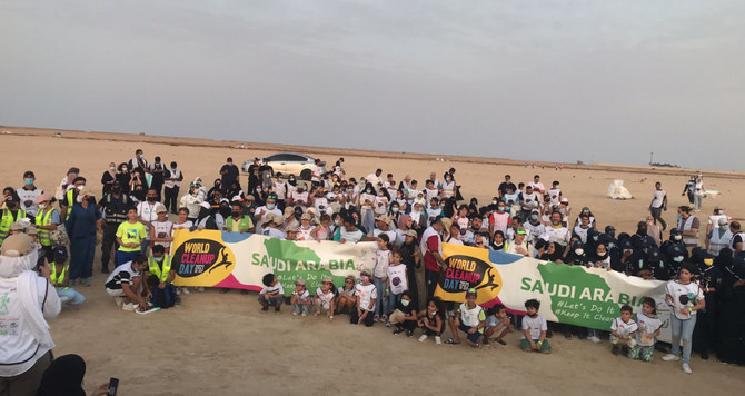 The group organized the event to mark World Cleanup Day, one of the biggest global civic movements, in an effort to achieve a cleaner planet. (Supplied)