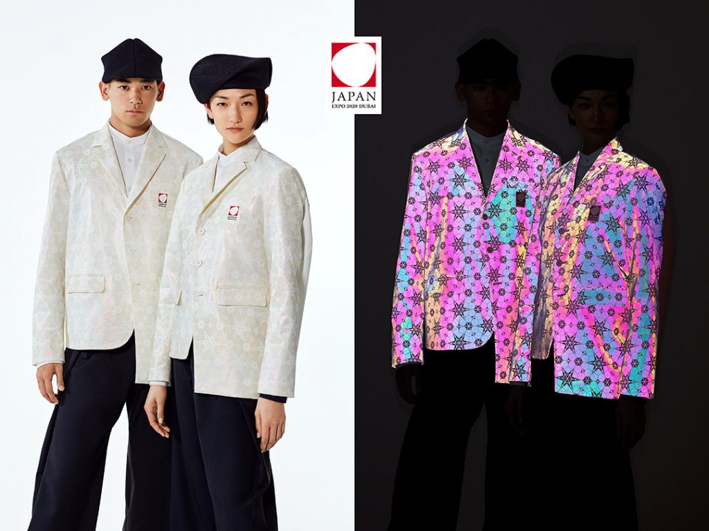 The Japan Pavilion at Expo 2020 Dubai has shared a preview of the official uniforms to be worn by attendants, designed by ANREALAGE’s Morinaga Kunihiko. (@expo2020_jp))