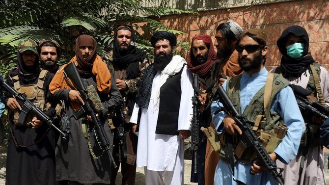 Taliban fighters in Wazir Akbar Khan, Kabul, Afghanistan, Aug. 18, 2021. (AP Photo)