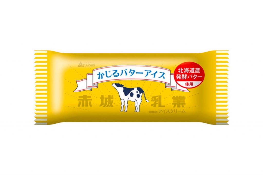 The ice cream was restocked on Sept. 14 at convenience stores in Japan.  (Akagi Nyugyo Co.,)