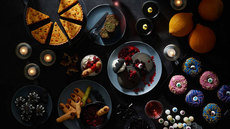 The menu will offer sundaes, doughnuts, pancakes, cake and a range of other desserts to put customers in the Halloween mood. (Ikea Japan)