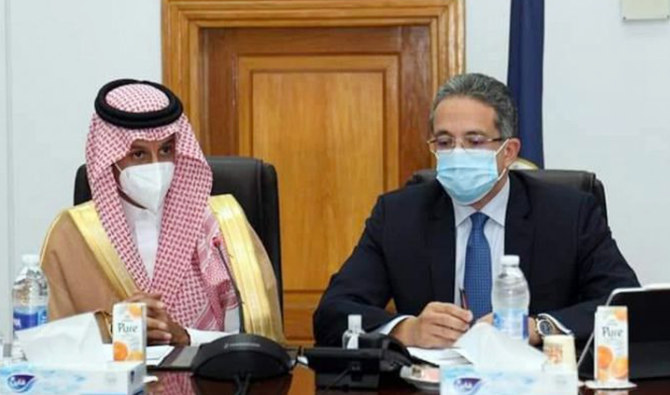 Ahmed Al-Khatib (L) and Khaled Al-Anani. (SPA)