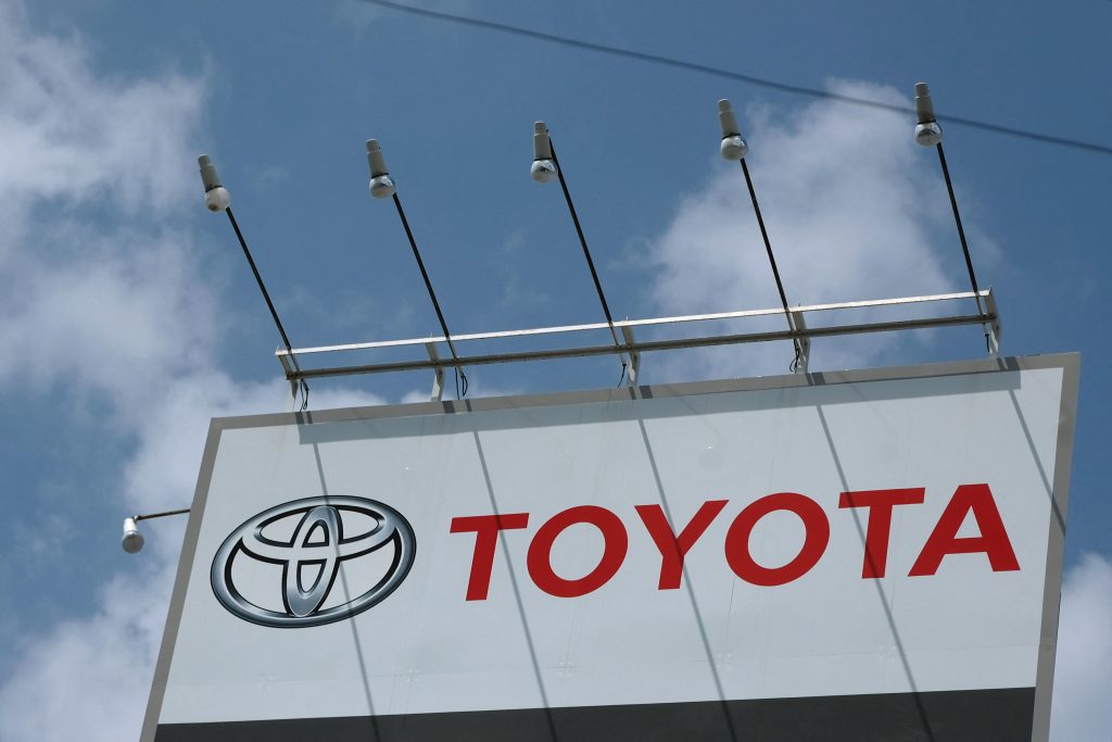 Toyota cut its production target for the financial year to end-March last month by 300,000 vehicles to 9 million units due to COVID-19 infections. (AFP)