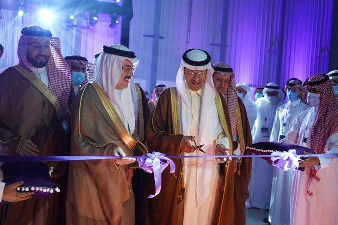 Saudi Energy Minister Prince Abdulaziz bin Salman inaugurates an energy project constructed by Siemens Energy in Dammam. Supplied