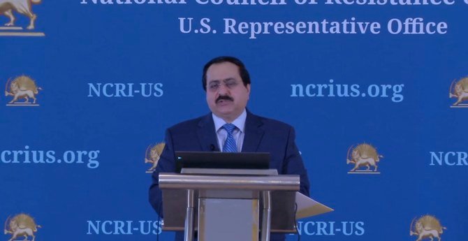 Alireza Jafarzadeh, deputy director of the NCRI's Washington office. (Screenshot/NCRI)