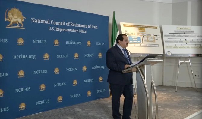 Alireza Jafarzadeh, deputy director of the NCRI's Washington office. (Screenshot/NCRI)