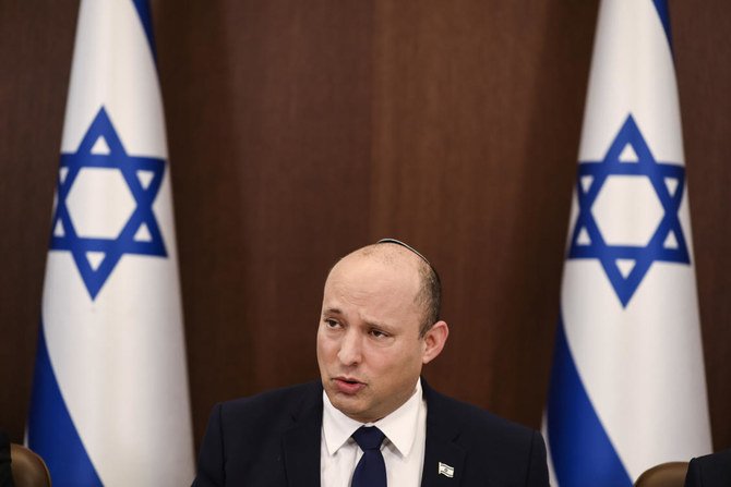 Israeli Prime Minister Naftali Bennett has made the case to global leaders that Iran is violating basic international commitments under the 2015 nuclear deal. (AP)