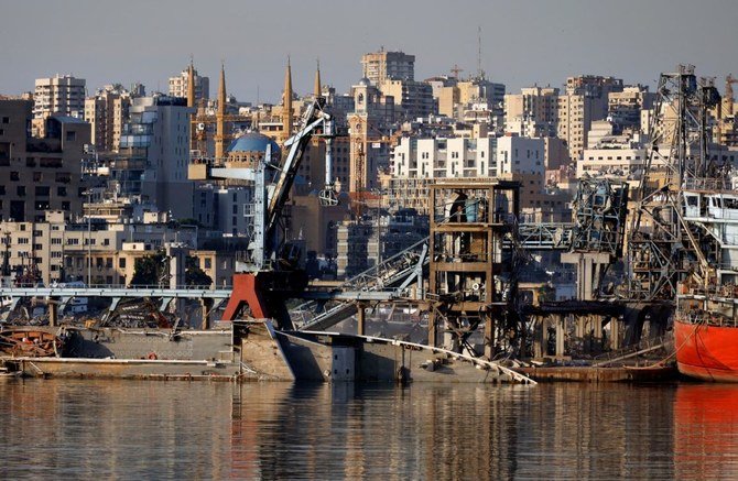 The probe into last year’s catastrophic Beirut port blast that left over 200 dead was suspended this week on the back of a complaint brought forward by two top politicians lead judge Tarek Bitar was seeking to question. (File/AFP)