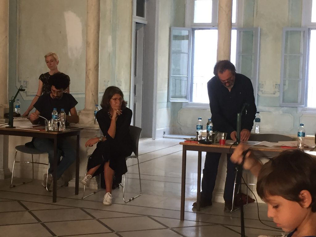 Forty artists representing 14 nationalities came together to show their work, some combining music and drawing. 