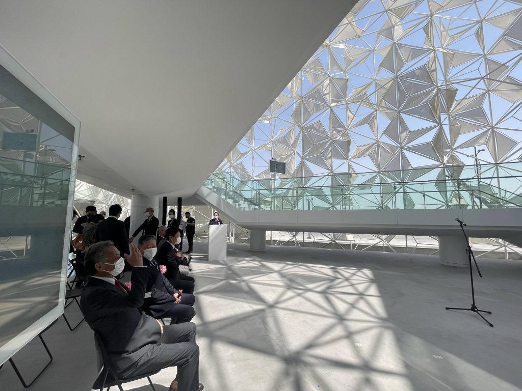Under the theme ‘Where ideas meet,’ the pavilion will demonstrate how diverse encounters can create new ideas and lead us to join toward a better future. (ANJ Photo)