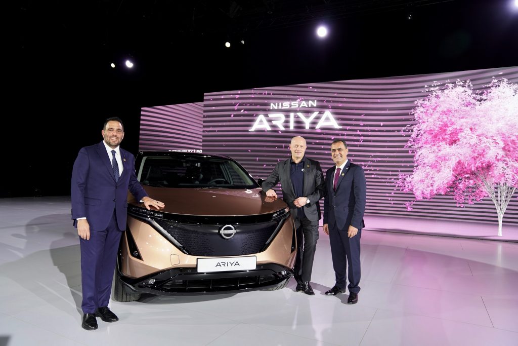 The Japanese company unveiled its all-new electric vehicle on Oct. 14 at the Let’s Move event at Dubai Exhibition Centre, Expo 2020 Dubai. (Expo 2020 Dubai)