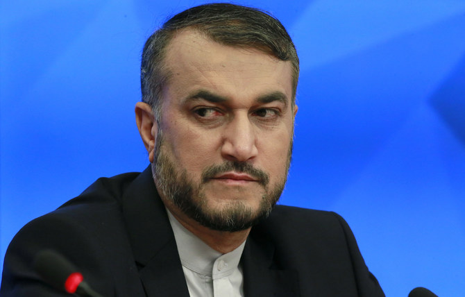 Iranian Foreign Minister Hossein Amir-Abdollahian. (AFP)