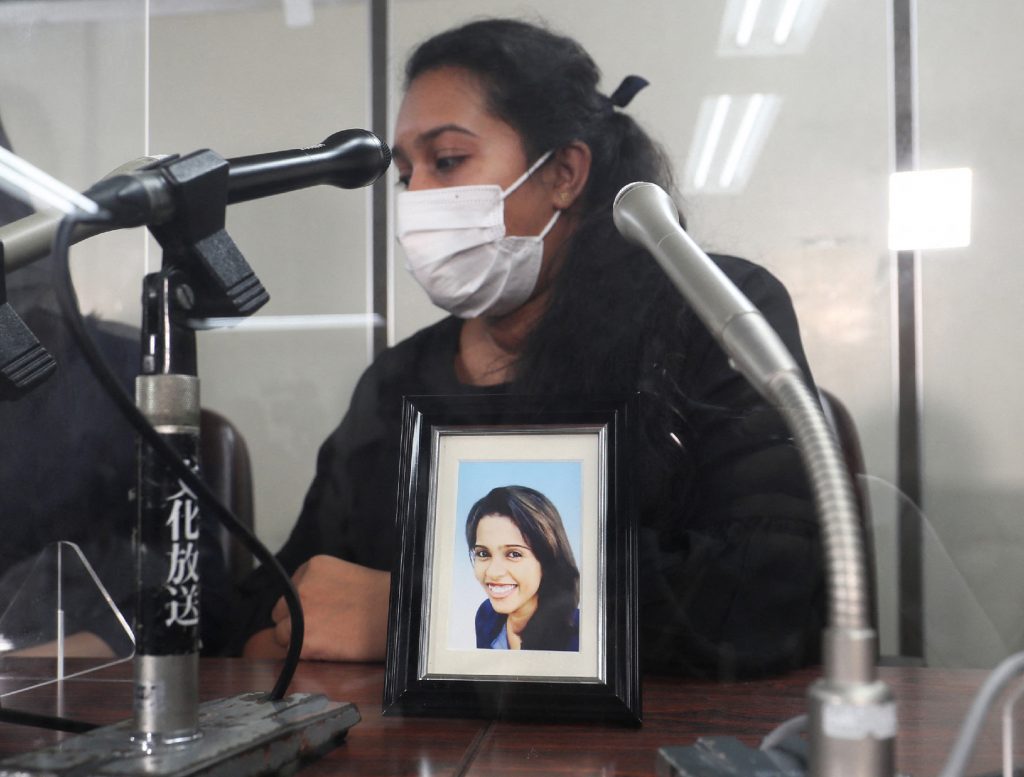 According to an investigative report released by the Immigration Services Agency of Japan, Wishma Sandamali, then 33, who died at the facility after being detained for illegal overstay, claimed in January that she was being abused by her boyfriend and that she was worried as she had received menacing letters from him. (AFP)