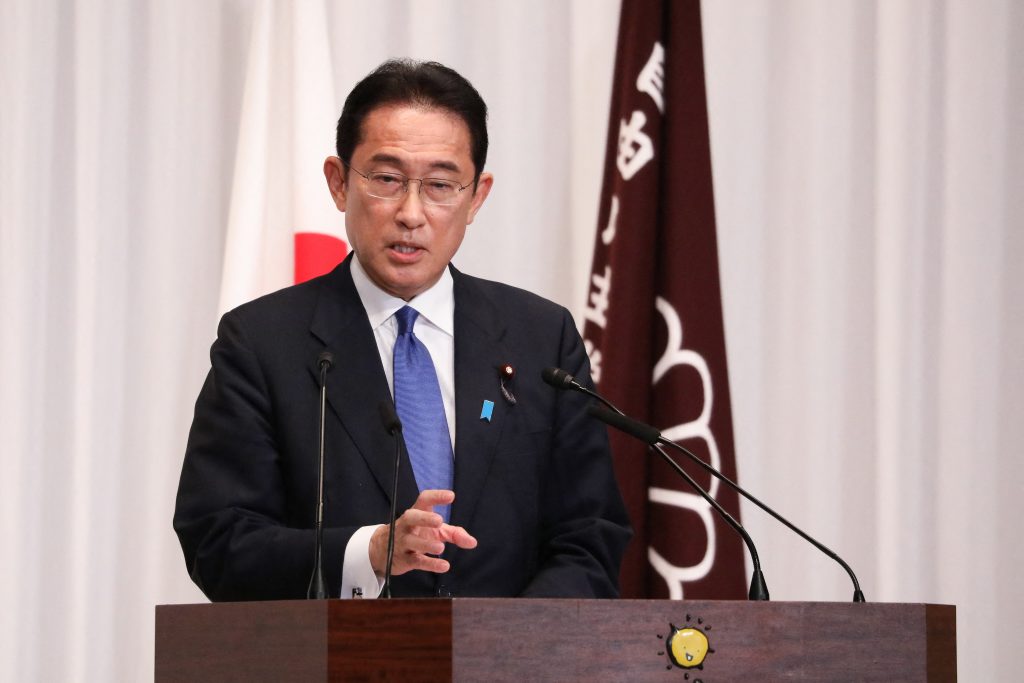 Japan's Prime Minister and ruling Liberal Democratic Party (LDP) leader Fumio Kishida