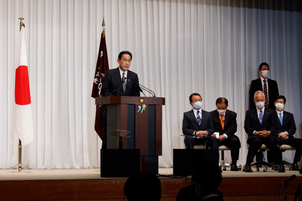 The LDP and coalition partner Komeito agreed to offer 100,000 yen in cash payouts to low-income households hit hard by the coronavirus pandemic. (AFP)