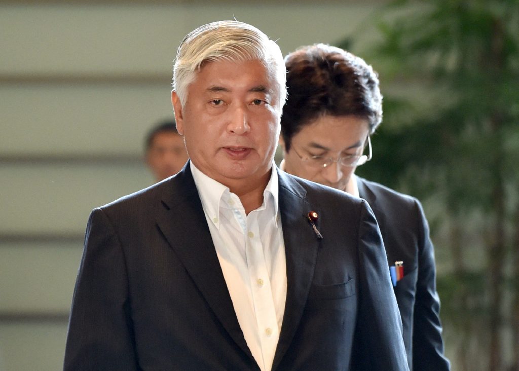 Japanese former defence minister Gen Nakatani. (AFP)