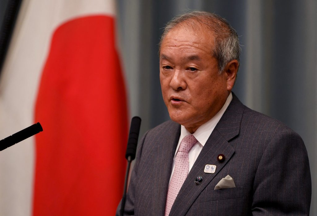 Japanese Finance Minister Shunichi Suzuki. (AFP)