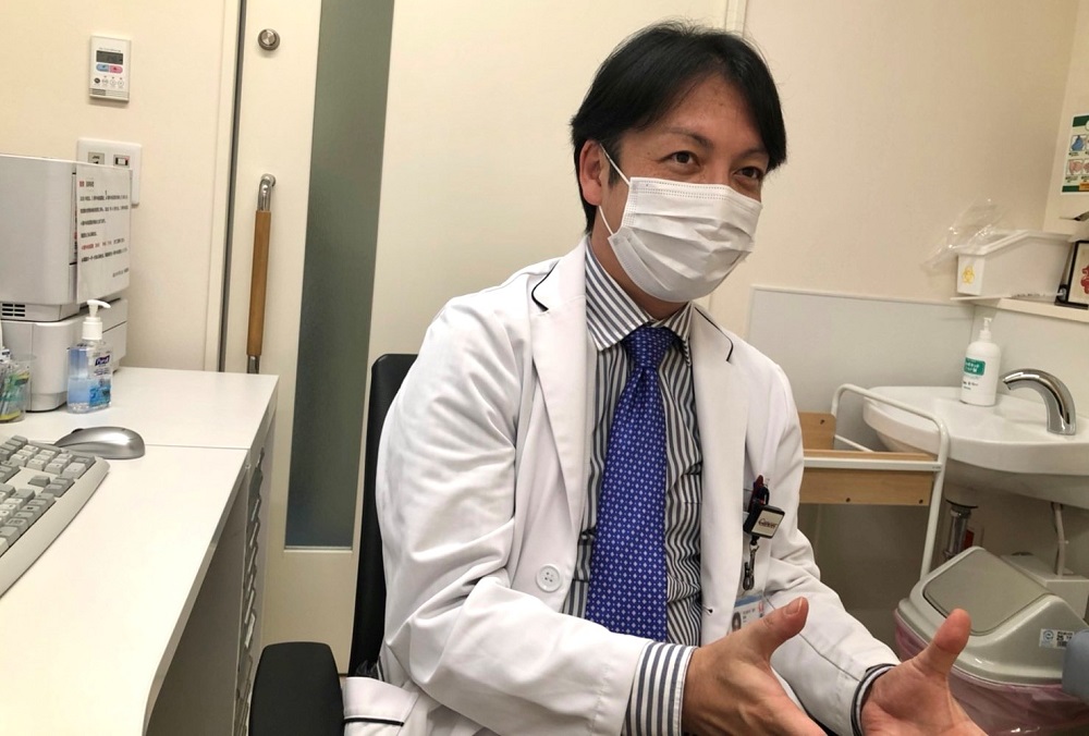 Dr. Junichi Shindoh, a surgeon-in-Chief at the Department of Gastroenterological Surgery at Toranomon Hospital in Tokyo. (ANJ)