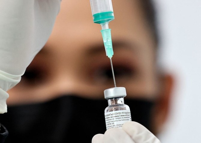 The UAE also said people with chronic diseases who previously received Pfizer-BioNtech or the Russia-developed Sputnik vaccinations can now get a third booster shot. (AFP)