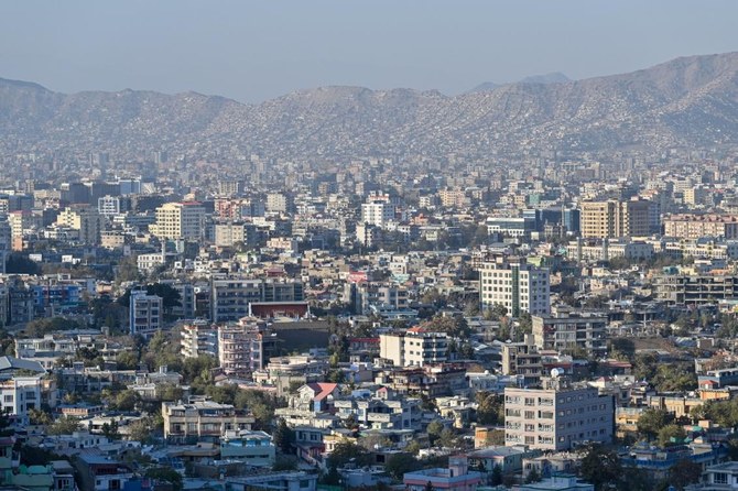 A photograph shows a general view of Kabul on November 1, 2021. (File/AFP)