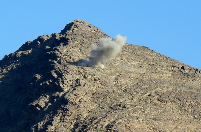 The coalition on Wednesday announced killing 145 Houthis during the past 24 hours outside the Yemeni city of Marib. (File/AFP)