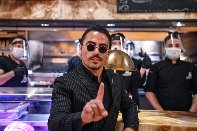 Turkish celebrity chef Nusret Gökçe goes by the moniker Salt Bae on social media. (AFP)