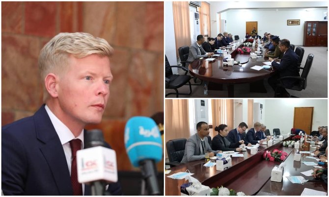 UN Yemen envoy Hans Grundberg on Monday visited the besieged city of Taiz. (Twitter/@OSE_Yemen)