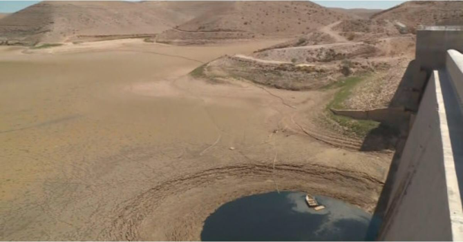 Waleh dam in Madadaba governorate. (Al-Mamlakah TV)