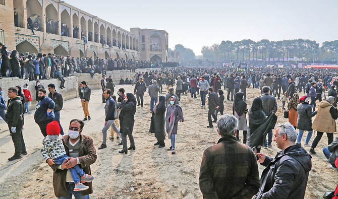 Friday’s protest, that drew in farmers and other people from across Isfahan province, was the biggest since demonstrations over the water crisis started on Nov. 9. (AFP)