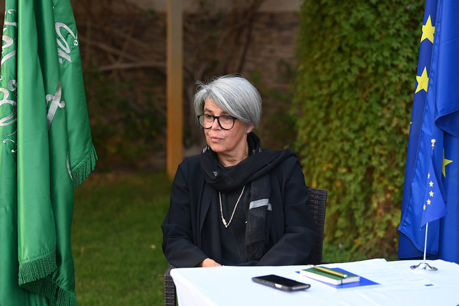 Annette Weber, the EU’s special representative for the Horn of Africa, spoke to Arab News during her recent visit to Saudi Arabia. (AN Photo/AFP)