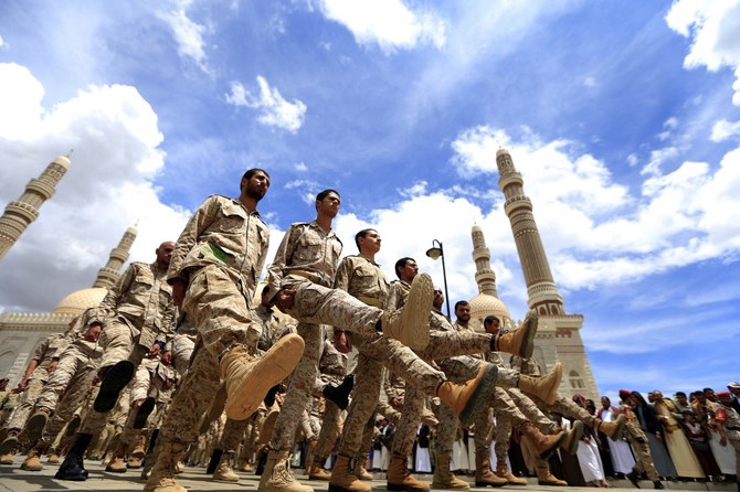 The Houthi campaign to seize Marib has been ongoing since February 2020 but intensified earlier this year. (AFP)