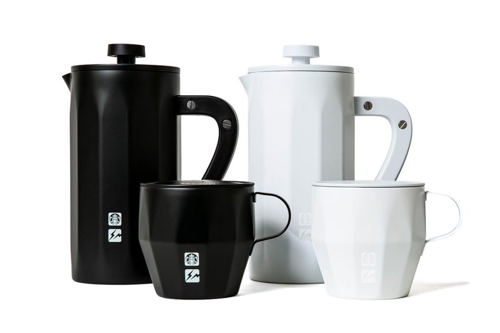 The merchandise falls under the “At-Home Coffee” collection and will come in either black or white. (Starbucks Japan/ fragment)