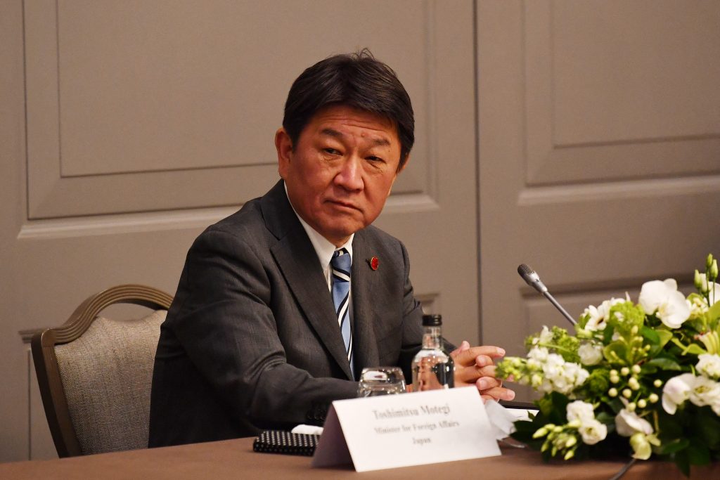 Toshimitsu Motegi, secretary-general of Japan's ruling Liberal Democratic Party.
