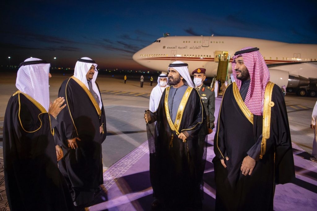 Gulf leaders arrived in Riyadh on Tuesday for the 42nd Gulf Cooperation Council summit. (SPA)