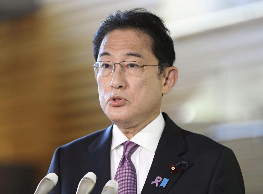 Japan's Prime Minister Fumio Kishida speaks to media at his official residence in Tokyo, Japan Nov. 24, 2021. (File photo/Reuters)