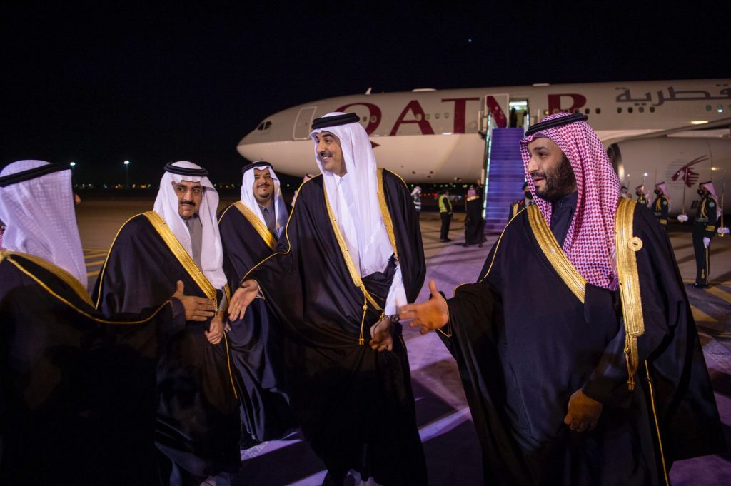 Gulf leaders arrived in Riyadh on Tuesday for the 42nd Gulf Cooperation Council summit. (SPA)
