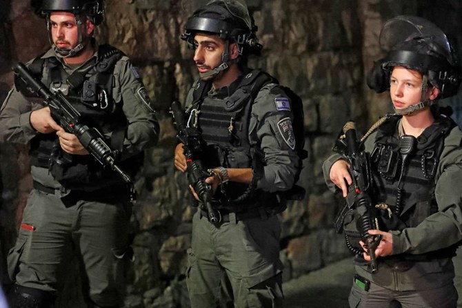 The attack came days after a Palestinian stabbed and wounded an Israeli man and tried to stab a member of the paramilitary Border Police just outside Jerusalem’s Old City. (File/AFP)
