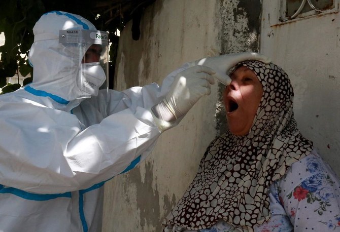 Jordan has reported 11,879 from the coronavirus since the start of the pandemic. (AFP)