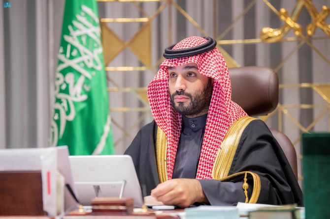 The crown prince said the Kingdom in its 2022 budget is committed to maintaining spending. (SPA)
