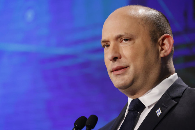 Israeli Prime Minister Naftali Bennett has called for the negotiations to be halted, accusing Iran of “nuclear blackmail” and charging that revenue it gained from sanctions relief would be used to acquire weapons to harm Israelis. (File/AFP)