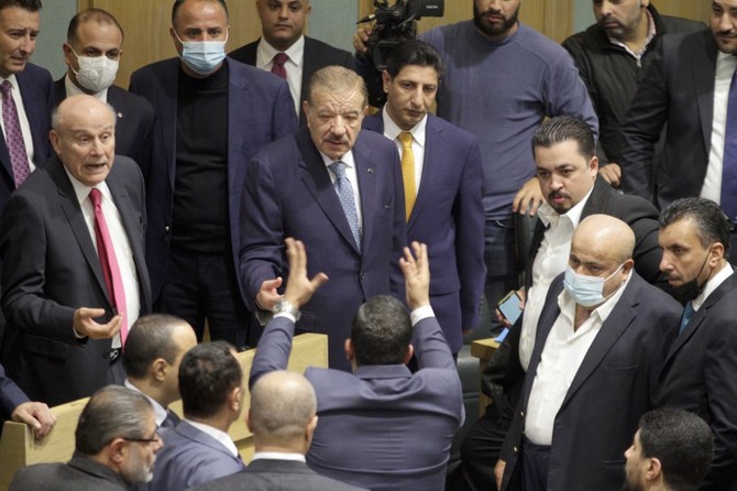 Jordan’s lower house descended into a mass brawl on Tuesday after a heated discussion over controversial constitutional amendments. (Supplied)