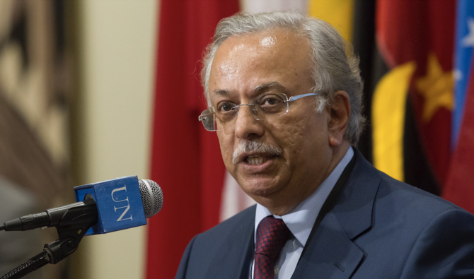 Saudi Arabia’s permanent representative to the UN in Geneva Abdallah Al-Mouallimi. (@ksamissionun)