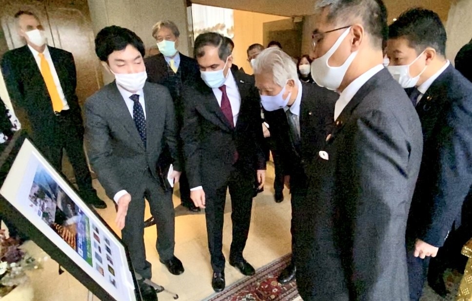 The event was attended by high-ranking Japanese officials, diplomats, and friends of Kuwait and Arab countries in Japan. (Photos: ANJ)