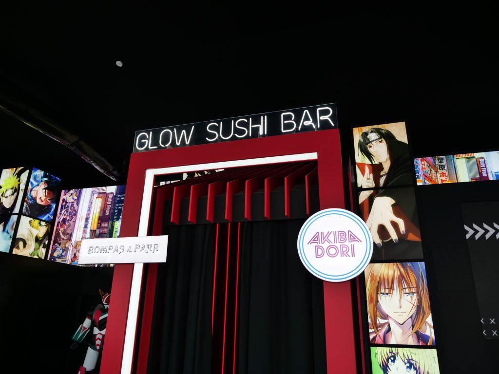The world’s first glow in the dark sushi bar. 