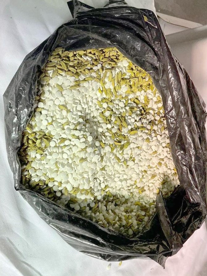 Saudi authorities have thwarted an attempt to smuggle more than 30 million amphetamine pills into the Kingdom. (SPA)