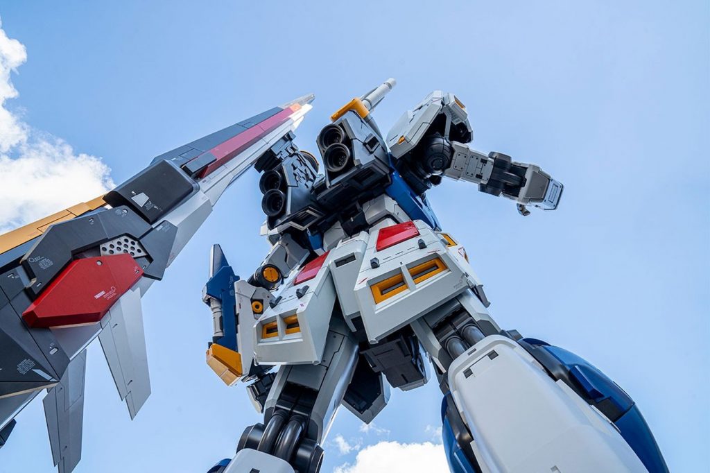 This Gundam is not yet complete but will be on track to open to the public in April 2022.