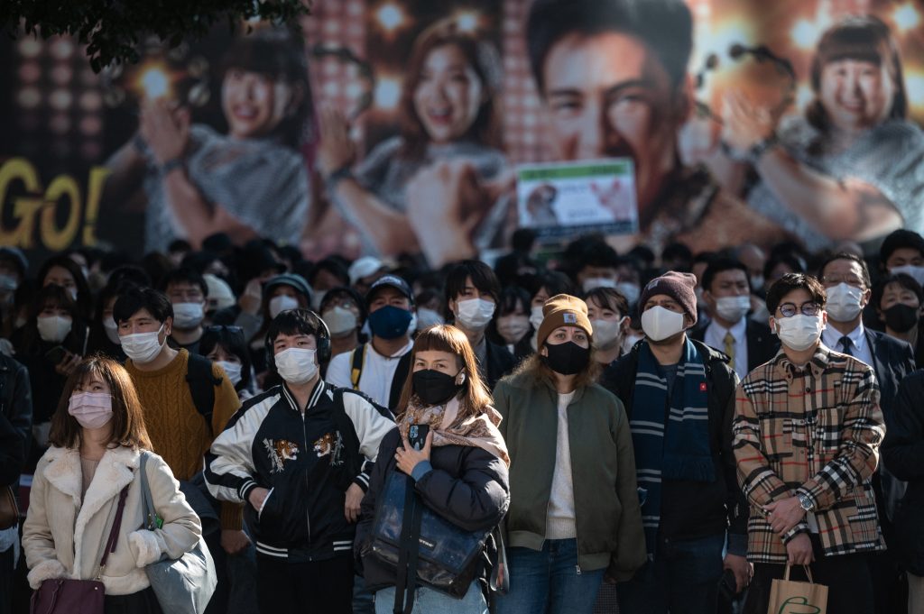 The latest seven-day average of new cases in the Japanese capital came to 502.1, up by more than eightfold from a week ago. (AFP)