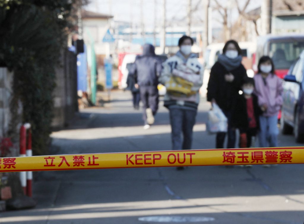 At around 8 a.m. (11 p.m. Thursday GMT), about 11 hours after the incident broke out, officers of the Saitama prefectural police department burst into the house and arrested the suspect, Hiroshi Watanabe. (AFP)