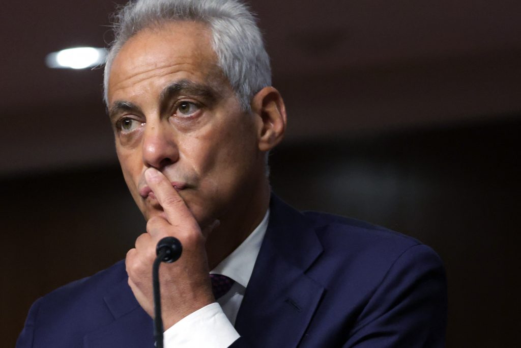 Rahm arrives at a time when tensions between Japan and its neighbors China and North Korea are increasing. (AFP)